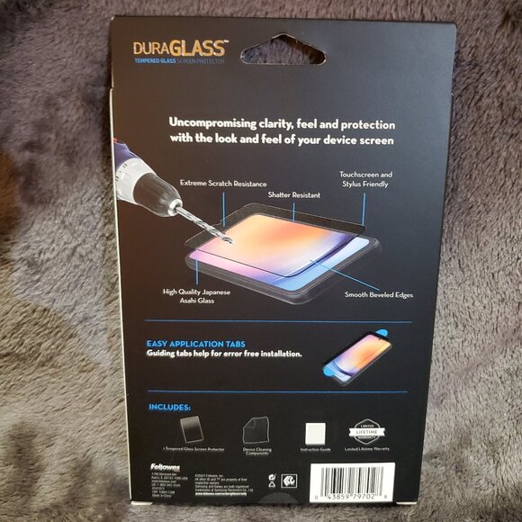 DuraGlass Tempered Glass Screen Protector for Samsung Galaxy A35 5G - Picture 3 of 5